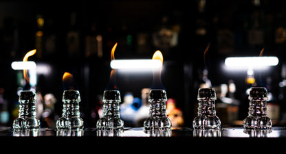 Set 6 Pahare fabricat din Sticla Rezistenta, 40 ml pentru Shot, Whiskey, Tequila, Espreso, Cocktail, Decor Bar