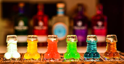 Set 6 Pahare fabricat din Sticla Rezistenta, 40 ml pentru Shot, Whiskey, Tequila, Espreso, Cocktail, Decor Bar