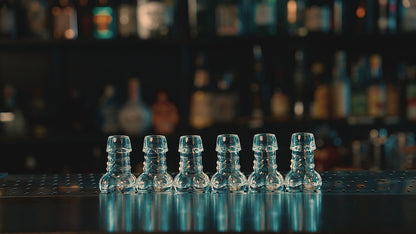 Set 6 Pahare fabricat din Sticla Rezistenta, 40 ml pentru Shot, Whiskey, Tequila, Espreso, Cocktail, Decor Bar